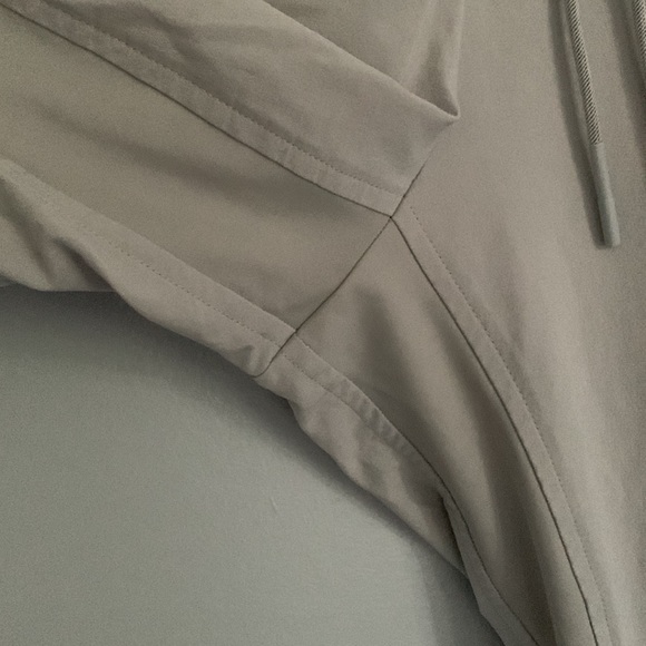 Light Gray Athleta Sutton Joggers Cargo Pocket Grey Drawstring Jogger Pants - Picture 8 of 10